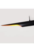 Lampa wisząca BLACK TUBE czarno złota 100 cm