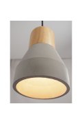 Lampa wisząca CONCRETE szary beton 12 cm