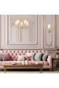 Lampa wisząca DARLING żyrandol złota 60 cm
