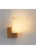 Lampa ścienna CUBO LED złota 18 cm