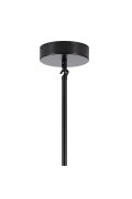 Lampa wisząca MODERN ORCHID-9 bursztynowo czarna 150 cm