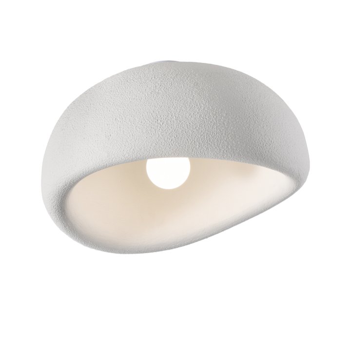 Plafon sufitowy STONE biały 50 cm
