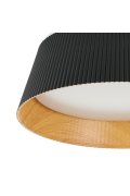 Plafon sufitowy FRILL LED czarny 45 cm