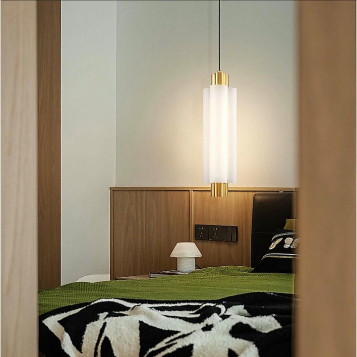 Lampa wisząca OSMO-1 LED złota 38 cm