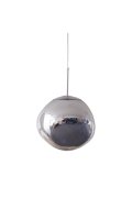 Lampa wisząca GLAM M srebrna 28 cm