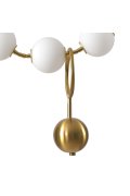 Lampa wisząca CORALLI L biało-mosiężna