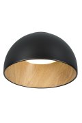 Plafon ledowy PADELLA czarny 35 cm