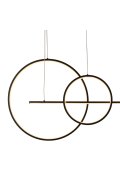Lampa wisząca NEW AGE LED czarna 120 cm