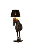 Lampa podłogowa KOŃ L / HORSE czarna 185 cm