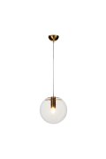 Lampa wisząca TONDA złota 25 cm