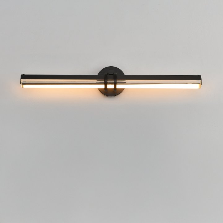 Lampa ścienna LOVELY LED czarna 58 cm