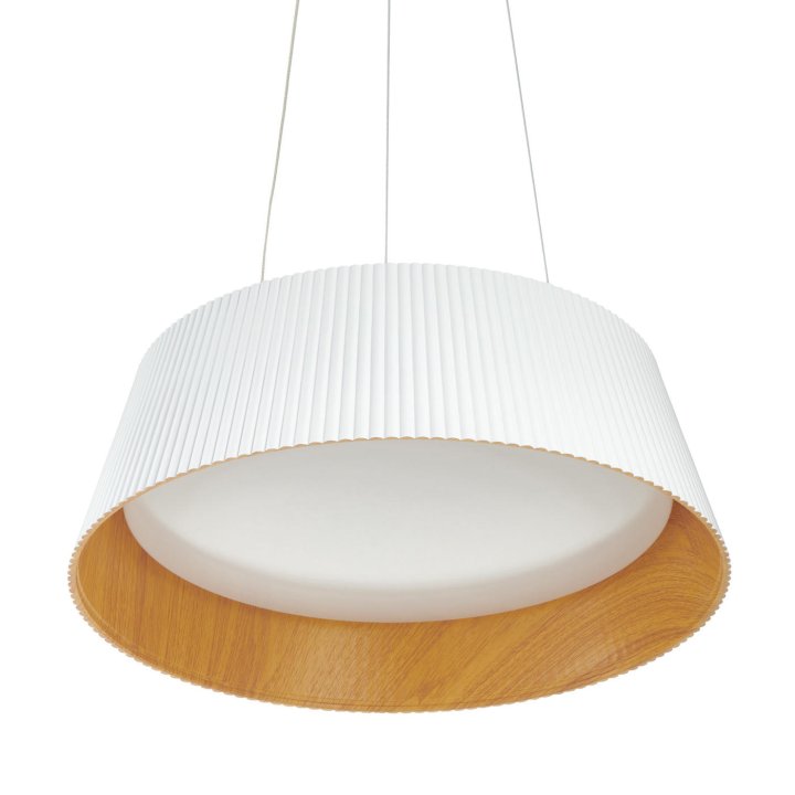 Lampa wisząca FRILL LED biała 45 cm