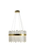 Lampa wisząca ROYAL LED kryształowa złota 50 cm