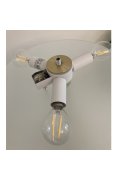 Lampa stołowa ARTDECO biało - złota