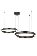 Lampa wisząca CIRCLE 40+100 LED tytanowa na 1 podsufitce