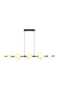 Lampa wisząca MILA czarna 140 cm