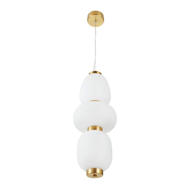 Lampa wisząca BRILLA-3 LED złota 23 cm