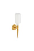 Lampa ścienna DAMA złota 52 cm glamour