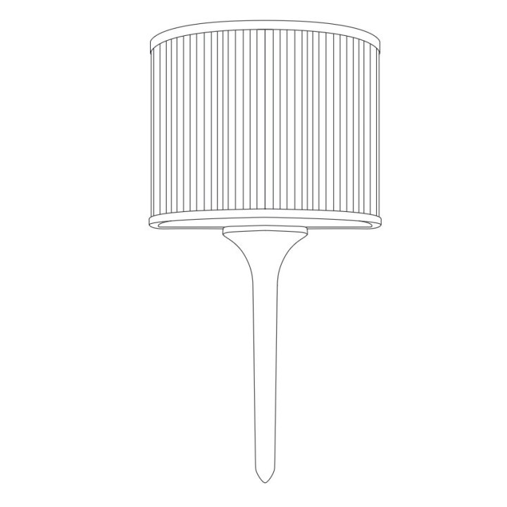Lampa ścienna SERGIO-1 złota 40 cm