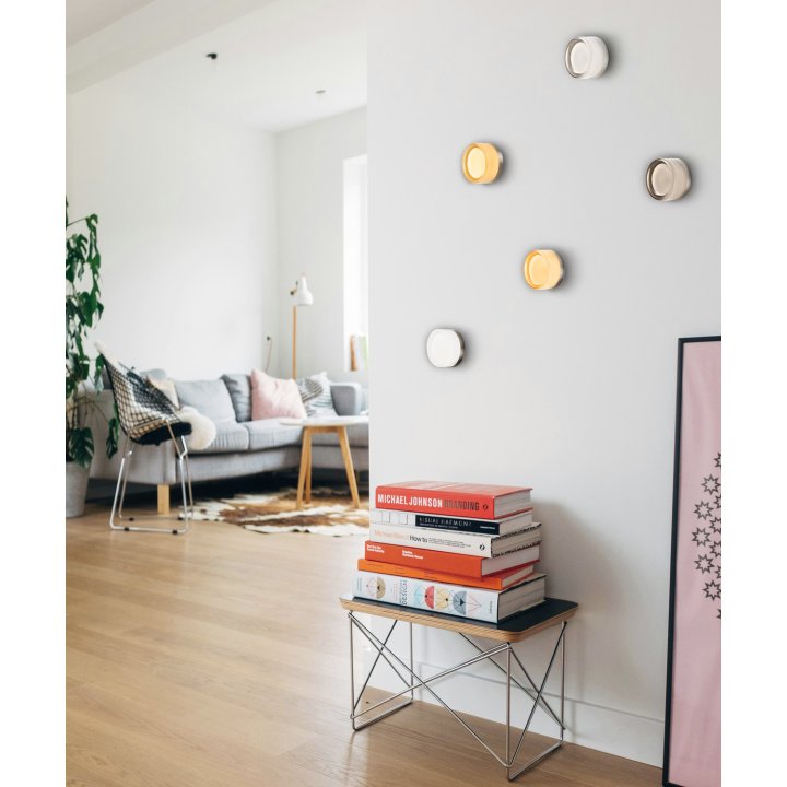 Lampa ścienna CANDY LED 13,5 cm biała - minimalistyczny kinkiet