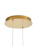 Lampa wisząca CIRCLE 80+80 LED złoty połysk na 1 podsufitce