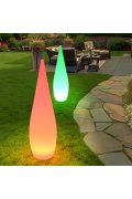 Lampa ogrodowa stojąca duszek GHOST LED RGBW 16 kolorów 80 cm