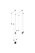 Lampa ścienna LINEA-3 WALL czarna