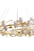 Lampa wisząca BOTANIKA złoto biała 150 cm