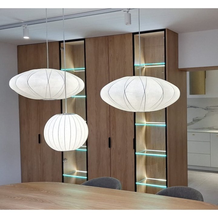 Lampa wisząca SILK biała 40 cm