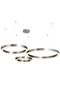 Lampa wisząca CIRCLE 100 LED nikiel szczotkowany 100 cm