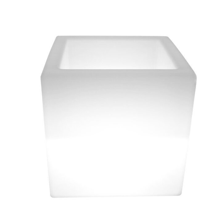 Lampa ogrodowa donica FLOWER CUBE LED RGBW 16 kolorów 40 cm