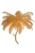 Lampa podłogowa EMU pióra beżowe 150 cm