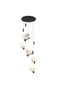 Lampa wisząca BEE LAMP 5 LED czarna 45 cm