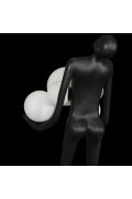 Lampa podłogowa WOMAN czarna 180 cm