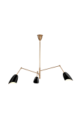 Lampa wisząca RAGNO czarna 150 cm