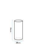 Lampa ogrodowa kolumna TUBE LED RGBW 16 kolorów 80 cm