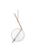 Lampa wisząca AMORE - 1 LED złota 24 cm