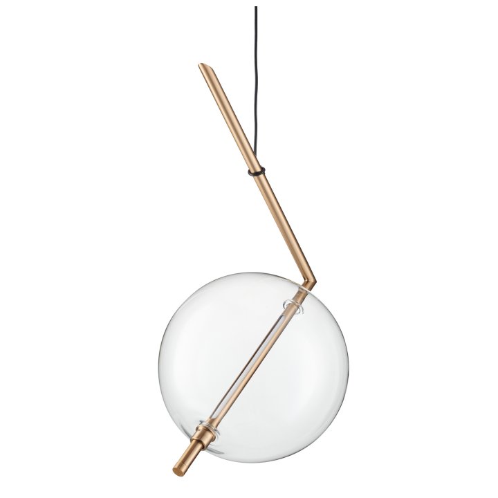 Lampa wisząca AMORE - 1 LED złota 24 cm