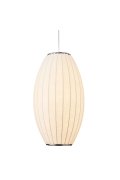 Lampa wisząca SILK BARREL biała 60 cm