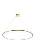 Lampa wisząca CIRCLE SLIM 120 LED złoty 120 cm