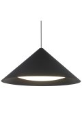Lampa wisząca TRIANGOLO LED czarna 65 cm