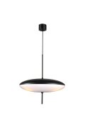 Lampa wisząca PIATTO biało-czarna 50 cm