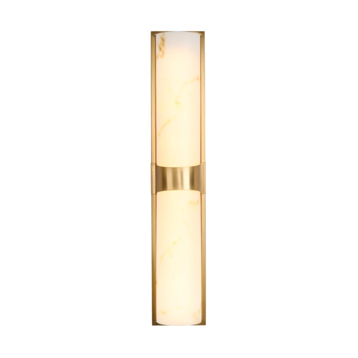 Lampa ścienna MURO LED biały marmur 66 cm