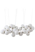 Lampa wisząca CORALLI-100 biało-mosiężna 100 cm