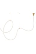 Lampa wisząca SNAKE LED wąż ledowy złota 500 cm