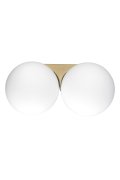 Lampa ścienna DOT DOUBLE złota 30 cm