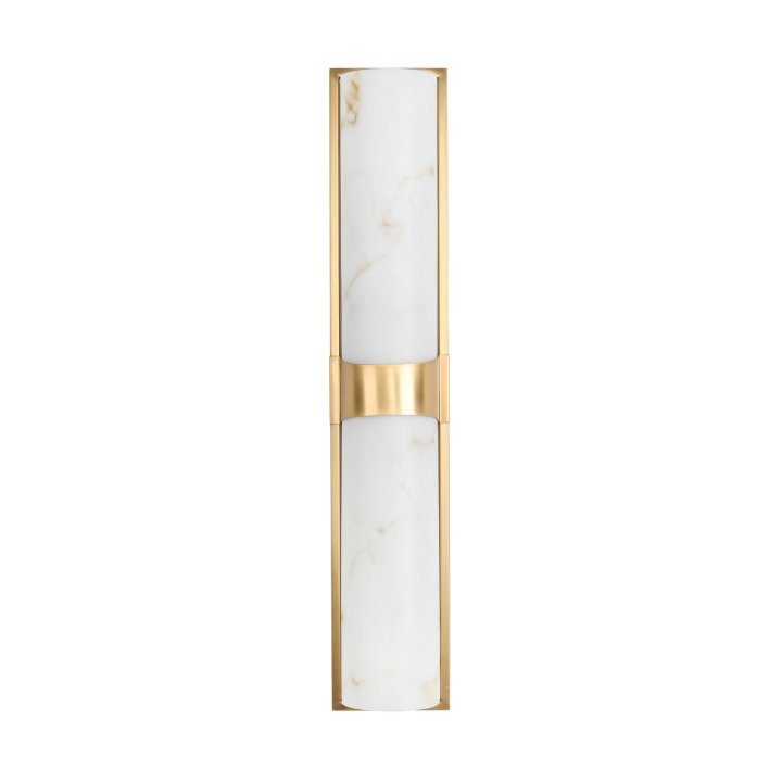 Lampa ścienna MURO LED biały marmur 66 cm