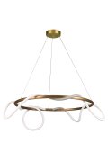 Lampa wisząca FANTASIA ROUND LED złota 60 cm