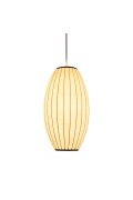 Lampa wisząca SILK BARREL biała 50 cm