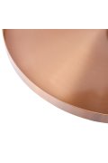 Stolik kawowy COLUMN marmurowy czarno miedziany 55 cm